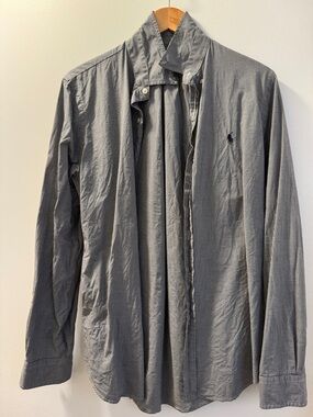 Ralph Lauren Black & White Micro-Check Shirt Jacket